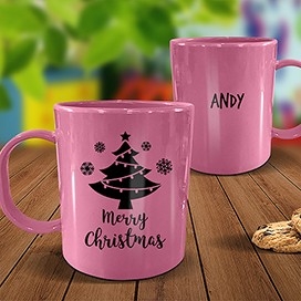 Pink Plastic Mugs