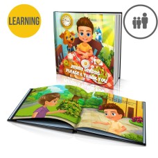 "Learns Please and Thank You" Personalized Story Book