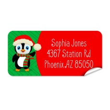 Penguin Return Address Label