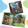 "Visits the Zoo" Personalized Story Book - DE