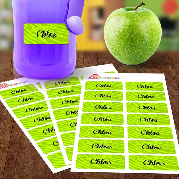 Green Camo Name Label