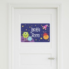 Aliens Door Sign