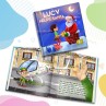 "Ayudando a Santa" Libro de cuentos personalizado