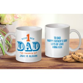 Number 1 Dad Mug