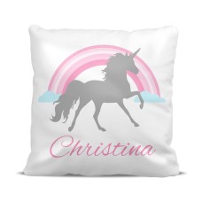 Grey Unicorn Classic Cushion Cover