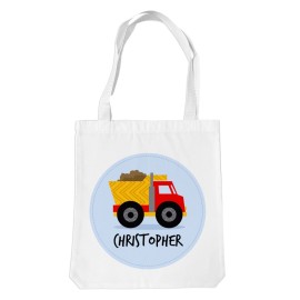 Truck White Tote Bag