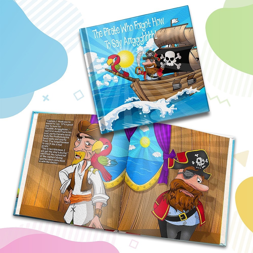 "The Pirate Who Forgot How to Say “Arrggghhh!” Personalized Story Book