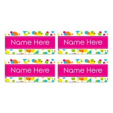 Cherry Rectangle Name Label