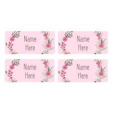 Cherry Rectangle Name Label