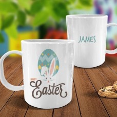 Happy Easter White Plastic Mug