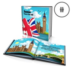 "Tours the UK" Personalised Story Books