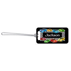 Race Cars Bag Tag
