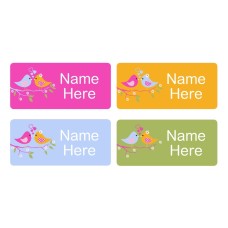 Cherry Rectangle Name Label