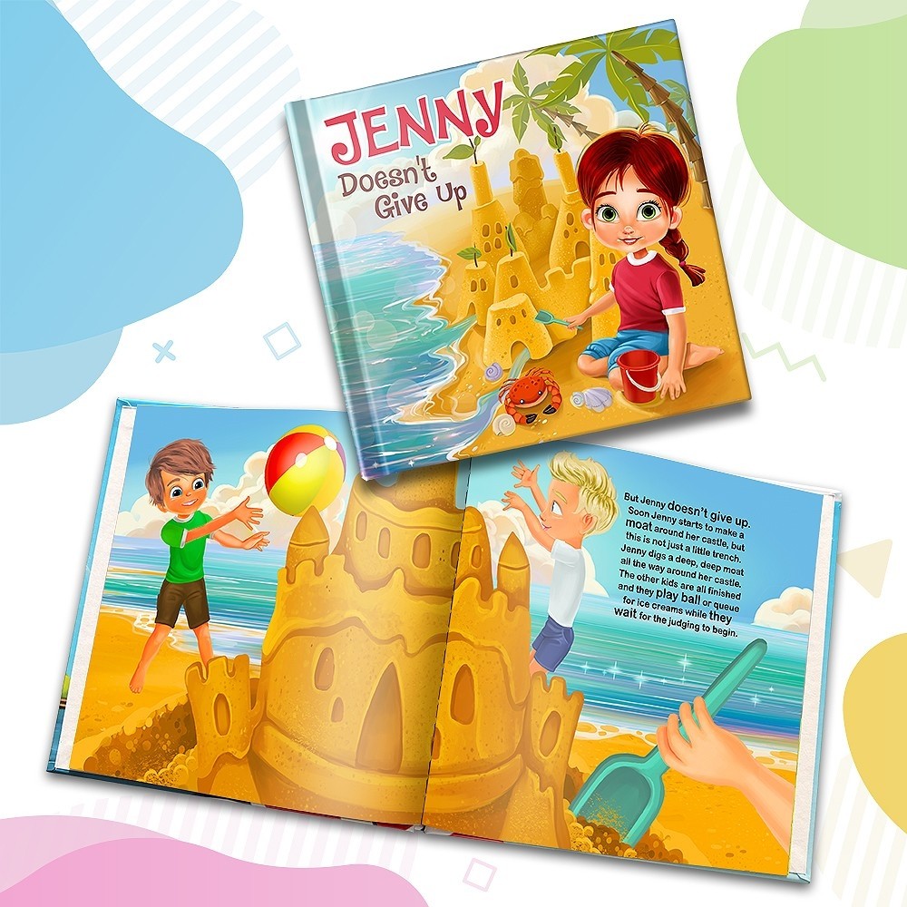 "Doesn't Give Up" Personalized Story Book