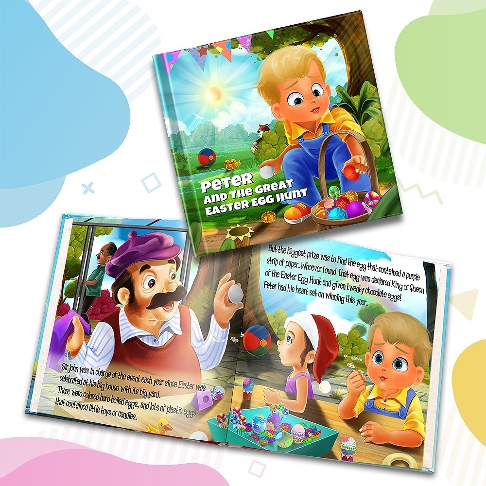 "Great Easter Egg Hunt" Personalised Story Book