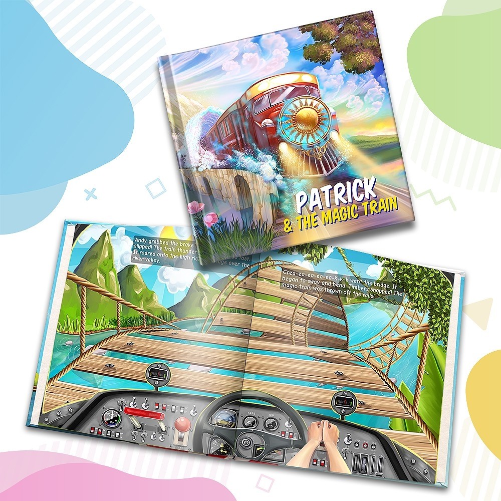 "The Magic Train" Personalized Story Book