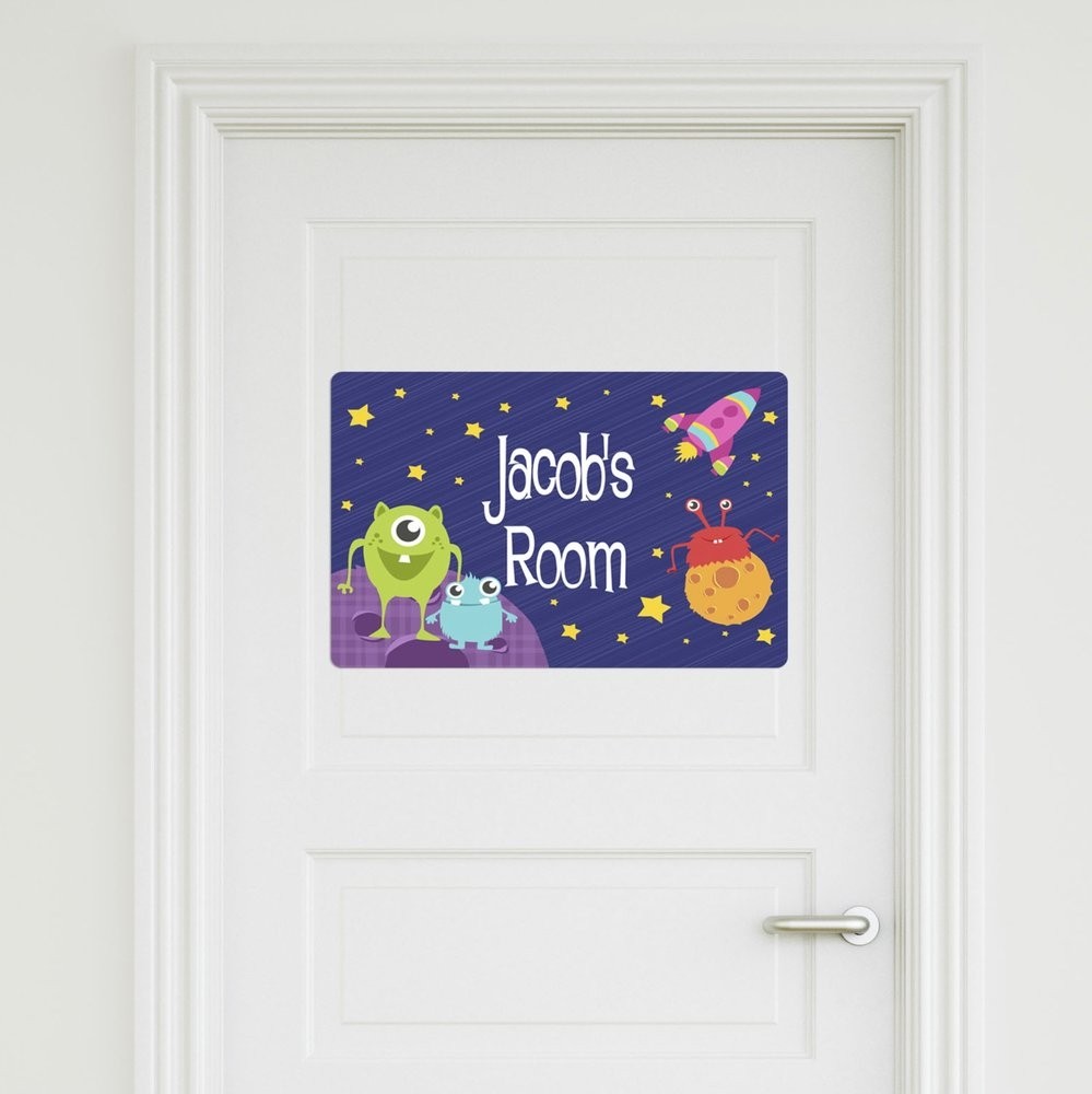 Aliens Door Sign