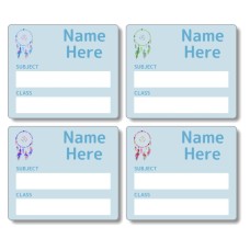 Dream Catcher School Book Label