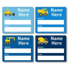 Little Digger School Book Label