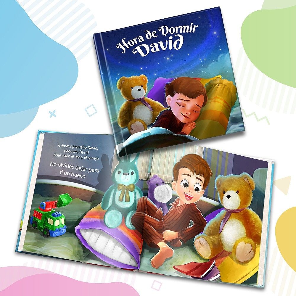 "Hora de dormir" Libro de cuentos personalizado - MX|US-ES|ES
